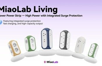 MiaoLab推出Living生活系列 首發Tower Power Strip高功率安全延長插座