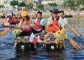 陳其邁組隊參加「高雄創意造筏競賽」 鼓勵民眾以行動落實「還河於民、親水樂活」