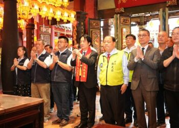 賴清德赴天后宮、城隍廟參拜 祈求國泰民安、風調雨順