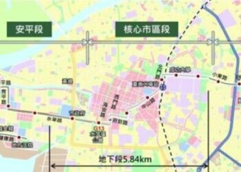 台南捷運綠線增行地下2公里多59億元