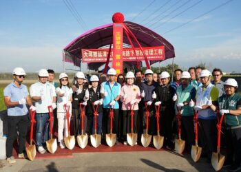 延潭大排聯美路下游治理工程動工  張麗善:全面提升大埤防洪保護標準