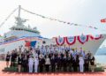台船舉行「台北艦」成軍暨「西拉雅號」命名下水典禮 展現國艦國造最新成果