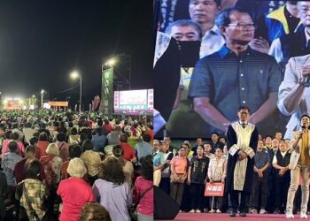 萬人聚岡山挺岱樺  寫下高雄初選最大場面