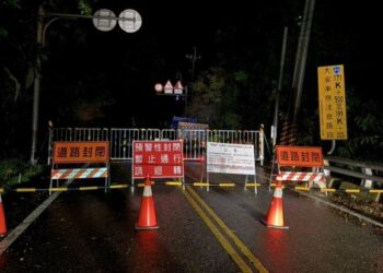 向陽至初來路段 今晚10時預警性道路封閉
