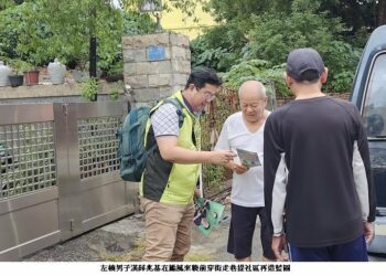 薛兆基風雨前疾行 穿街走巷提社區再生藍圖