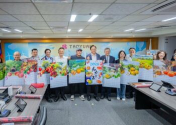 桃市府發布2026農產月曆「馬力食足」 張善政:藝術設計展現桃園農業之美