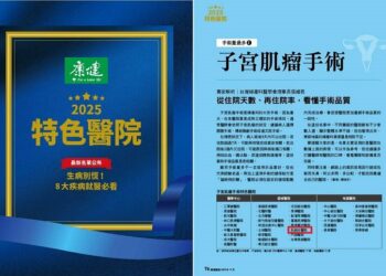 腎臟病與子宮肌瘤照護獲肯定 阮綜合榮登2025特色醫院榜單