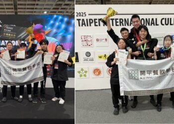 2025 TIC臺北國際廚藝挑戰賽  開平餐飲中、西餐各奪全場最高分