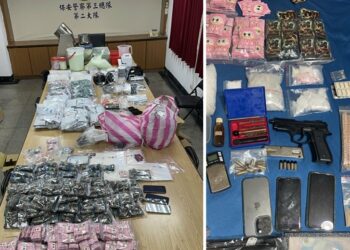 保三總隊重創毒品製造分裝鏈   查獲大批毒品及槍枝