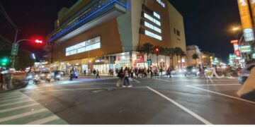 屏東市燈亮了  環球、中山公園到太平洋百貨  人潮湧現