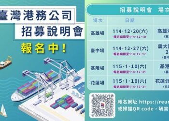 港務公司115年度擴大徵才322名 招募說明會熱烈報名中