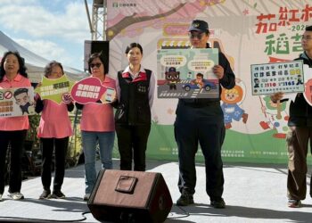 橫山分局結合芎林農會 反詐交安宣導深入鄰里