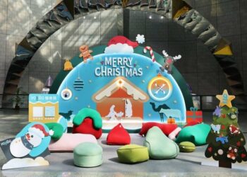 科工館冬令營報名開跑 1F大廳聖誕氛圍迎賓暖心登場