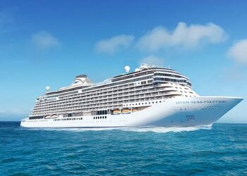 麗晶七海郵輪十年來首個全新船級亮相 七海盛譽號 (Seven Seas Prestige) 下水禮圓滿舉行