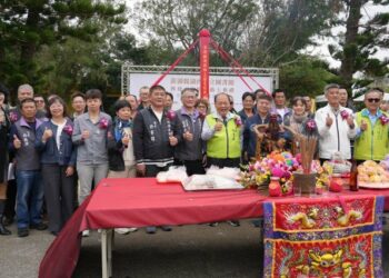 湖西鄉立圖書館興建工程動土典禮 陳光復出席見證文化建設邁向嶄新里程碑