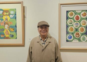 活到老、畫到老!王輝煌〈浮生繪影〉大墩文化中心展出 細筆描繪八十年人生光影