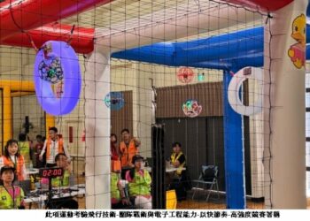 無人機也能踢足球！中市運動局力挺新興運動 全國32支隊伍齊聚梧棲區長盃競技