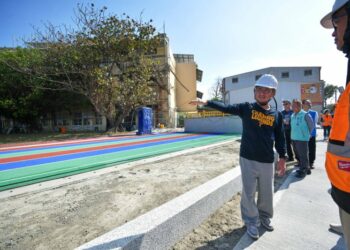 視察鹿港蓄洪工程　謝典霖：全力支持彰化縣基礎建設　提升生活品質