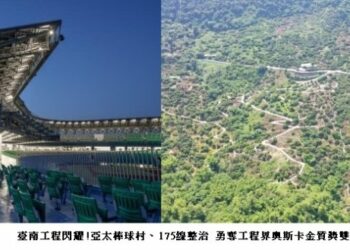 臺南工程閃耀!亞太棒球村、175線整治 勇奪工程界奧斯卡金質獎雙獎