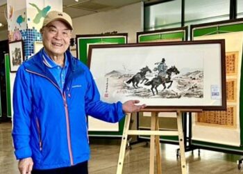 以筆墨書寫退休人生 柳營遊子的藝術歸鄉路