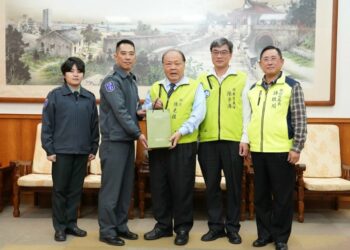 陳光復會見後指部新任指揮官唐信賢　期許深化動員、災防與軍民合作