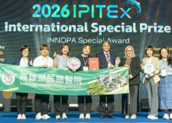 高雄榮總勇奪2026曼谷國際發明展4金1銀及大會特別獎  創新研發成果躍上國際