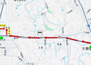 台88線鳳山西向出口匝道1/13起  夜間施工封閉道路實施交管