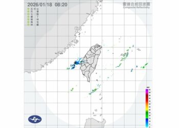 今各地溫暖舒適 大陸冷氣團週二南下