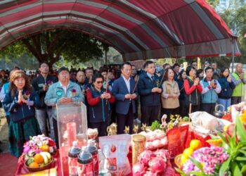 嘉邑行善團造橋鋪路造福鄉親 嘉義縣中埔鄉嘉182線禮成橋改建工程動土