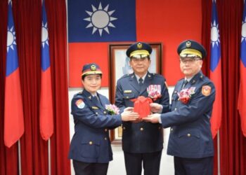 高雄港務警察總隊交接典禮　廖國政接任總隊長