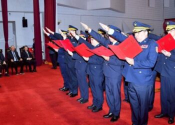 主持市警局聯合布達交接典禮  蔣萬安：治安基礎持續進化 全面強化臺北治安