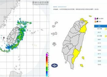 4縣市大雨特報！ 今各地略回暖 週二冷氣團再報到