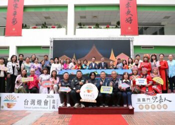 新住民燈區溫暖點亮嘉義 2026台灣燈會「進嘉門.伊嘉人」