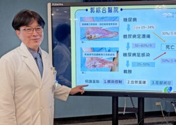 台南郭醫糖尿病足部潰瘍傷口是警訊