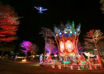 傳燈六十‧百年仰望  佛光山春節平安燈點亮馬年新希望