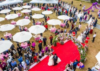 46對新人共譜幸福篇章 嘉義市第44屆市民集團結婚典禮溫馨舉行