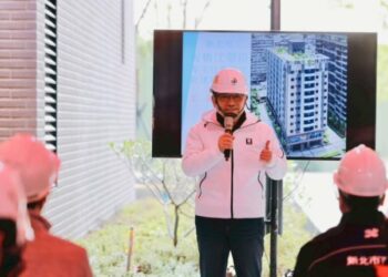 板橋江翠社宅即將完工 侯友宜打造全齡友善、婚育優先「新北好居」