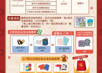 「金馬除舊布新」嘉義市國家清潔週回收兌換活動