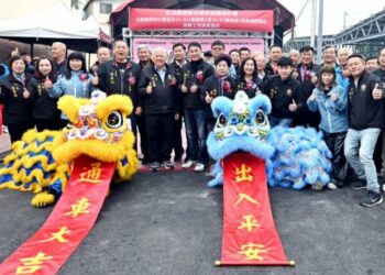 延宕半世紀交通瓶頸今重啟！    公館鄉榮南街、華南街拓寬完工通車