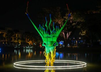 台南鹽水左鎮燈會同步登場迎春節