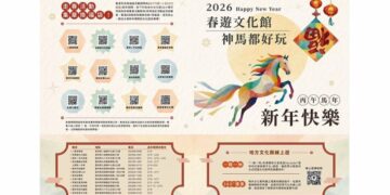 雲林文化館推出120場次新春限定活動  初一到初五集章送福袋！