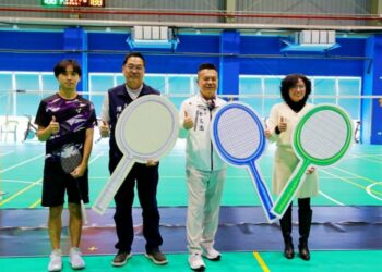 苗栗市運動新地標！      綜合羽球館今起試營運    打造全民健身新據點