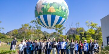 春節新亮點！浪漫又幸福！　南投氦氣球樂園試營運