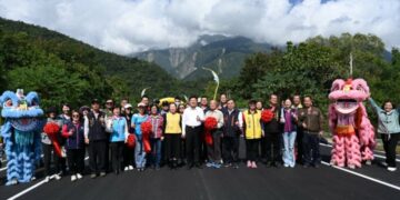 「縣193線三棧至七星潭路段安全景觀道路拓寬新闢工程」通車典禮  提升交通安全及促進地方發展