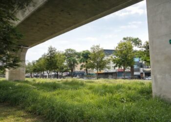 匹克球正夯! 中市北區台鐵高架橋下規劃專屬球場 預計年中完工