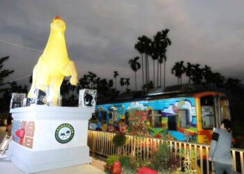 集集燈會「花馬躍光影．石虎照集集」點燈熱鬧到3月3日