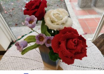 編織的花 仿生似真 paper rose 老歌不足以媲美