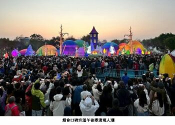 姆明魅力引爆人潮！中台灣燈會3天破百萬　民眾讚：親臨現場更好看