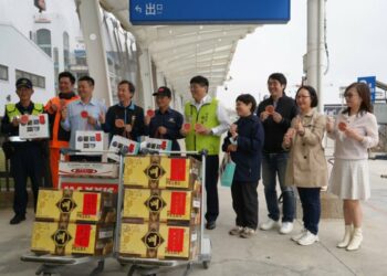副縣長林皆興慰勞港區同仁　肯定春節海運疏運貢獻