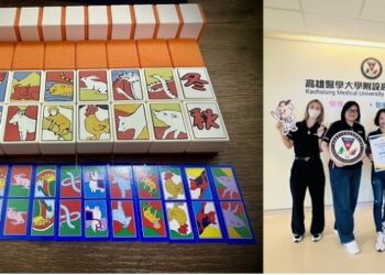 高醫岡山醫院護理師研發「創意樂齡桌遊」 勇奪英國世界前瞻設計獎白金獎